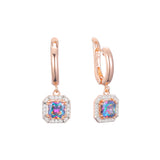 Earrings in 14K Gold, Rose Gold, two tone plating colors