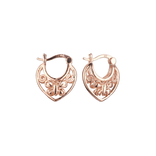 Rose Gold hoop earrings