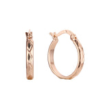 Rose Gold hoop earrings