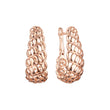 Mesh filigree Rose Gold earrings