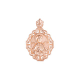 Saint Matrona pendant in Rose Gold two tone, 14K Gold plating colors