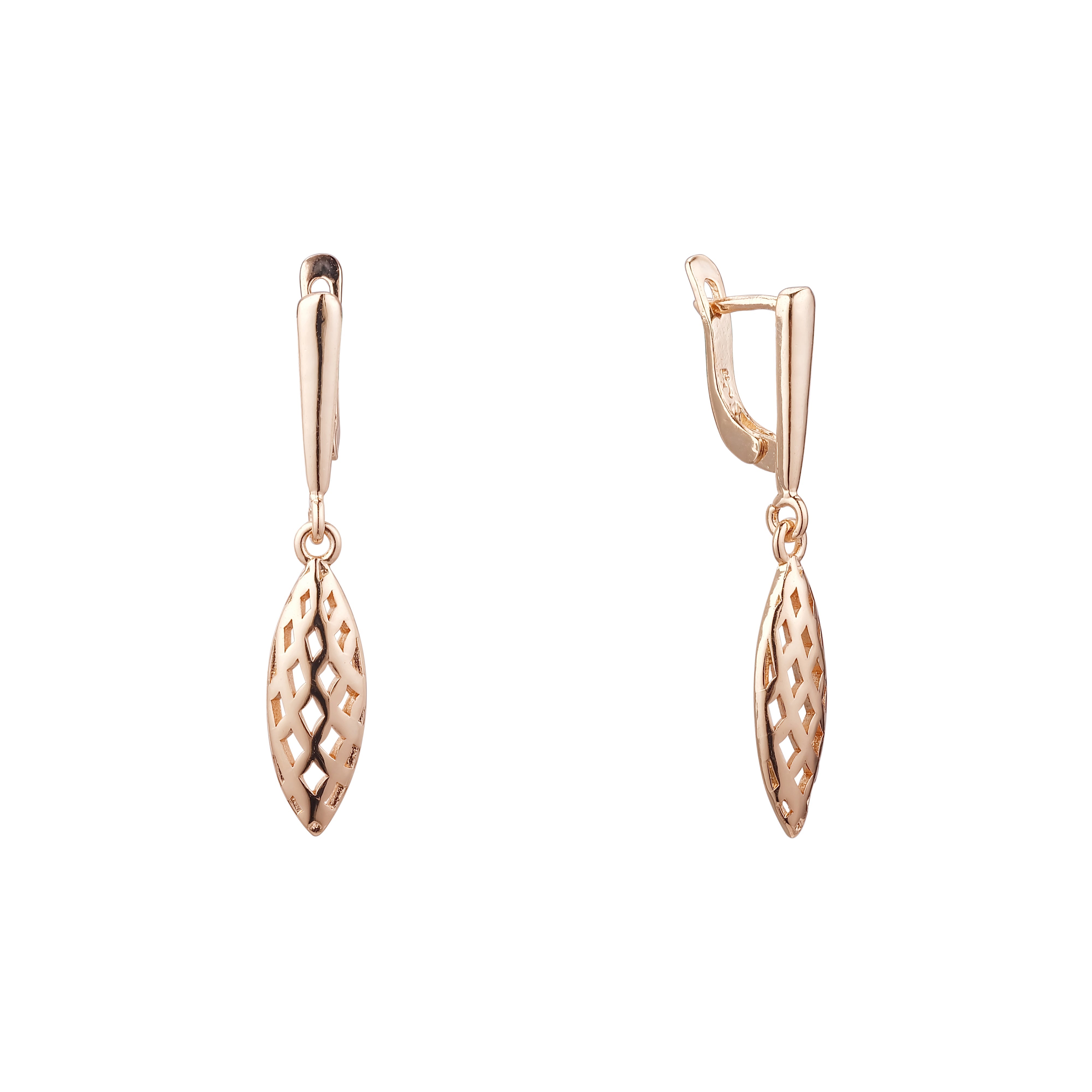 Rose Gold drop earrings