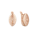 Earrings in 14K Gold, Rose Gold, two tone plating colors