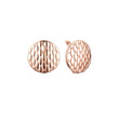 Earrings in Rose Gold, two tone plating colors