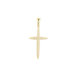 Latin cross pendant in Rose Gold, 14K Gold plating colors