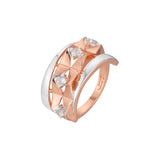 Rose Gold two tone rings