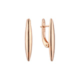 Pendientes en Oro de 14K, baño de Oro Rosa colores