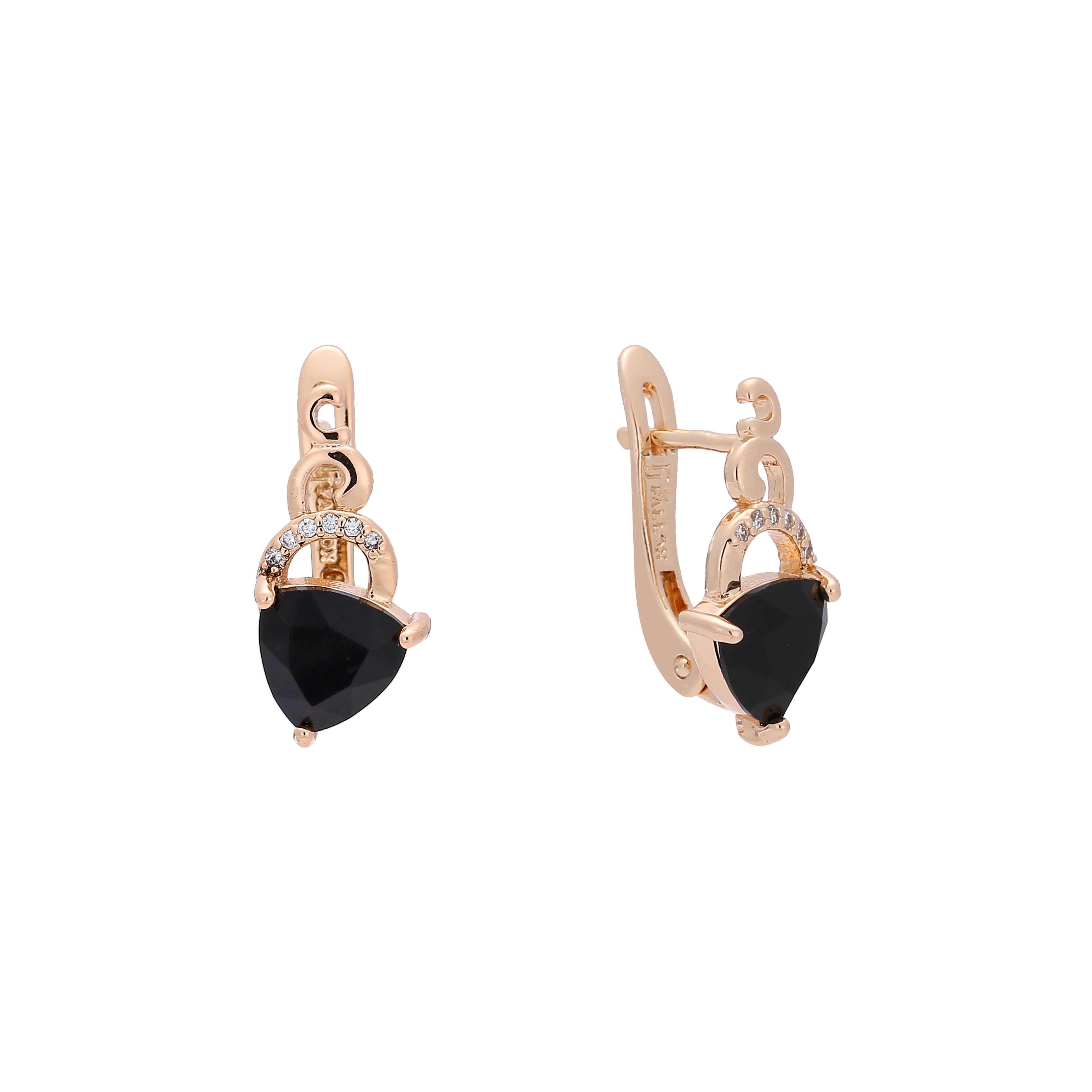 Rose Gold solitaire earrings