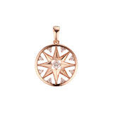 Pendant in Rose Gold, two tone plating colors