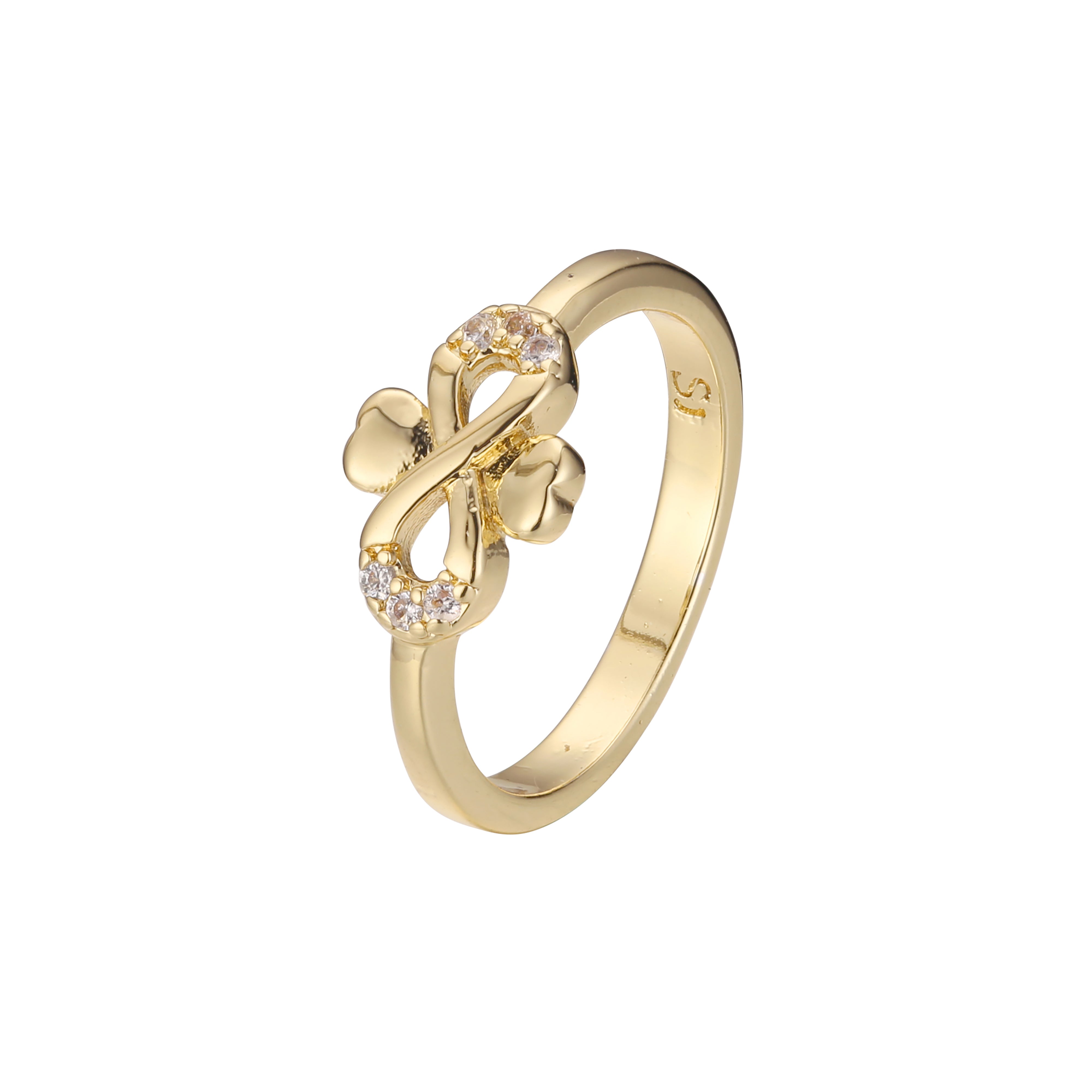 14K Gold Infinity child rings