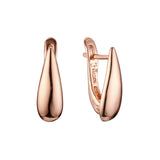 Pendientes de oro rosa