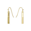 Wire hook child earrings in 14K Gold, Rose Gold plating colors