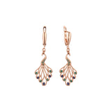 Pendientes de oro rosa