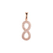 Rose Gold Infinity pendant