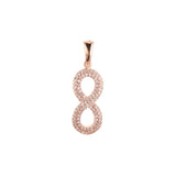 Rose Gold Infinity pendant