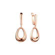 Earrings in Rose Gold, two tone plating colors