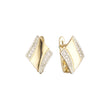 Earrings in 14K Gold, Rose Gold, two tone plating colors