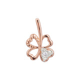 Clover pendant in Rose Gold, 14K Gold, Rose Gold two tone plating colors