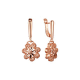 Pendientes de oro rosa