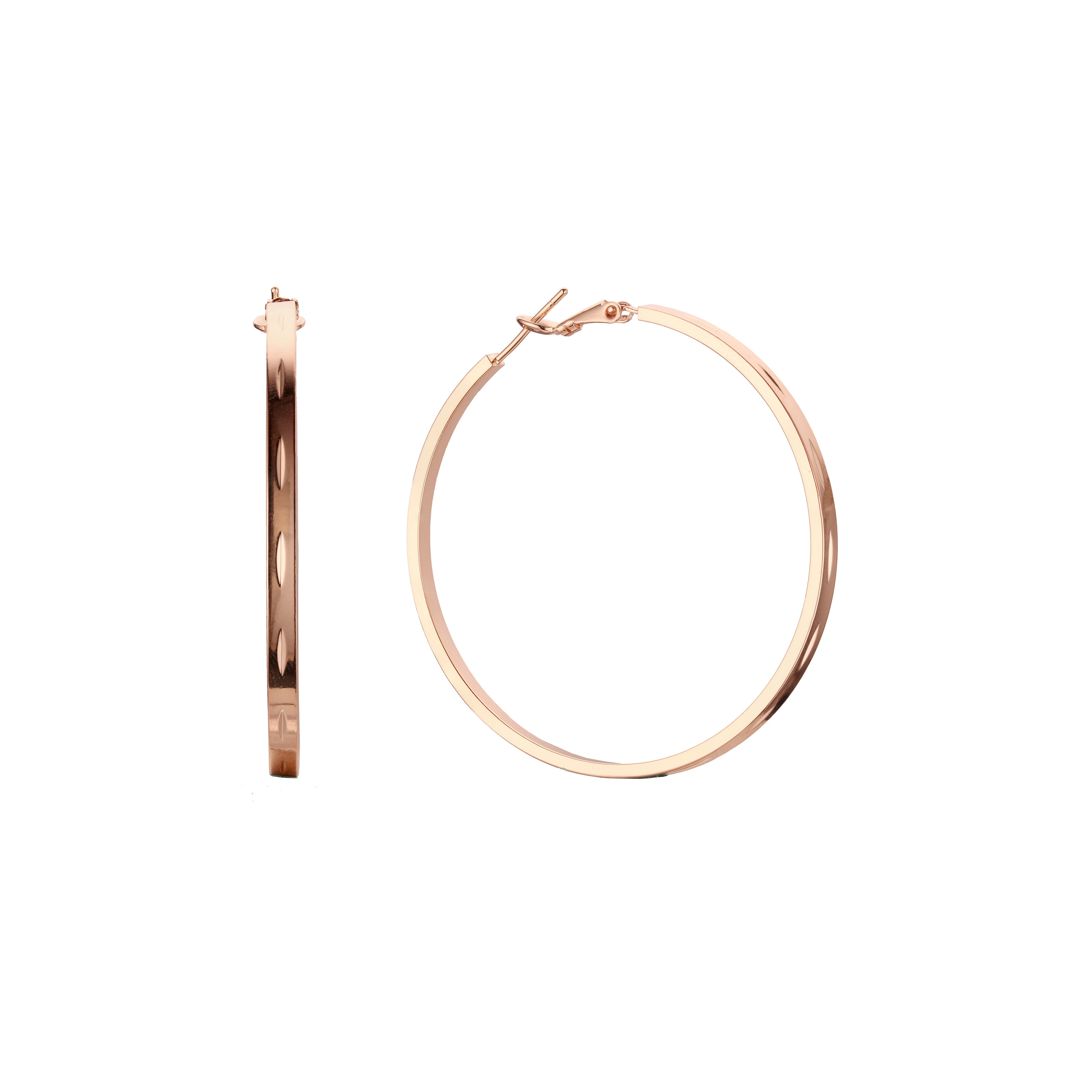 Rose Gold hoop earrings