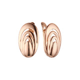 Aretes en Oro 14K, Oro Rosa, baño en dos tonos