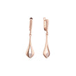 Rose Gold two tone earrings