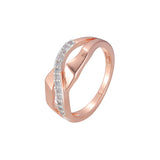 Rose Gold two tone rings