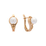 Pearl Rose Gold earrings