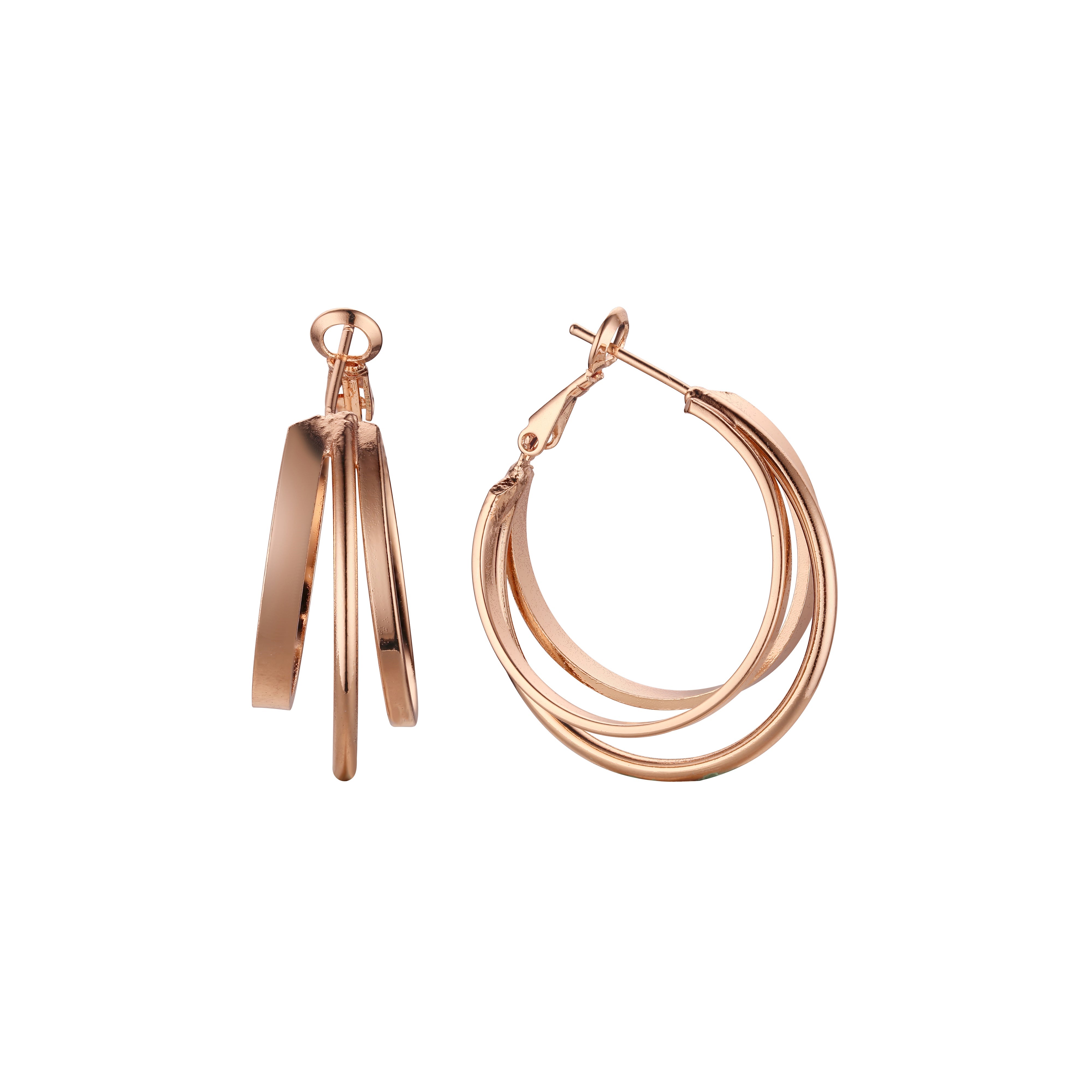 Rose Gold hoop earrings