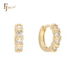 14K Gold Huggie Earrings