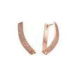 Cluster earrings in 14K Gold, Rose Gold plating colors