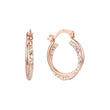 Rose Gold two tone earrings