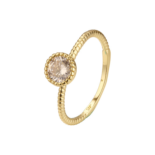 Rose Gold solitaire rings