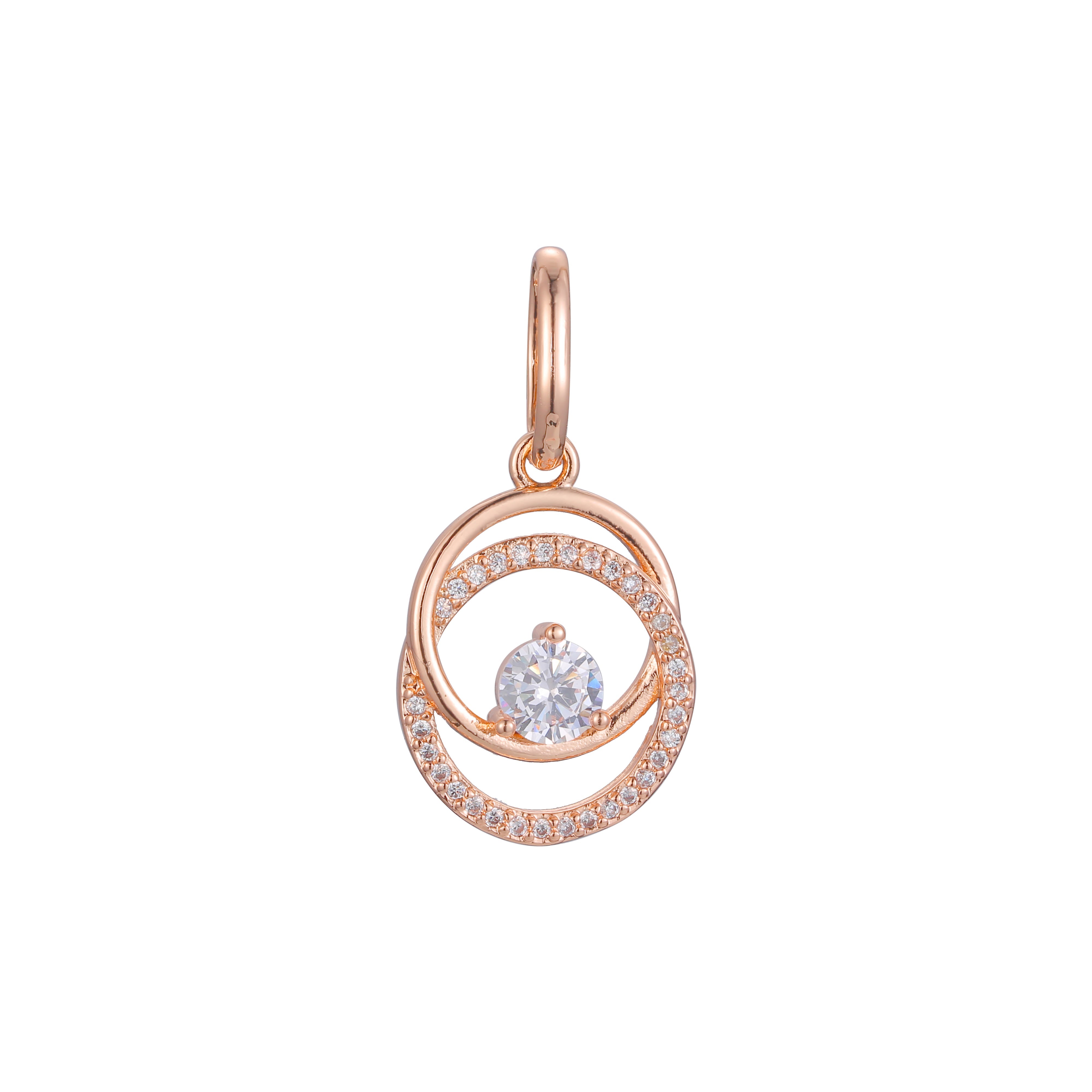 Pendant in Rose Gold, 14K Gold plating colors