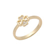 {Potential} 14K Gold clover rings