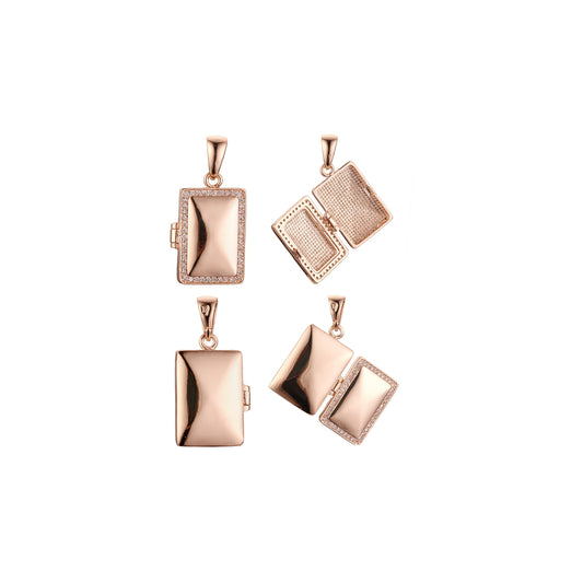 Pendant in Rose Gold, 14K Gold plating colors