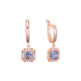 Earrings in 14K Gold, Rose Gold, two tone plating colors