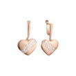 Rose Gold two tone earrings