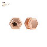 Aretes Huggie de oro de 14 quilates