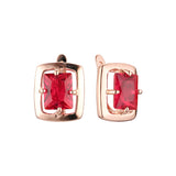 Pendientes de oro rosa