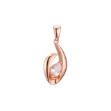 Dije en Oro Rosa, baño de Oro 14K colores