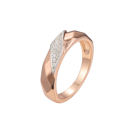 Rose Gold two tone rings