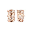 Rose Gold two tone earrings