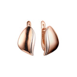 Earrings in Rose Gold, two tone plating colors