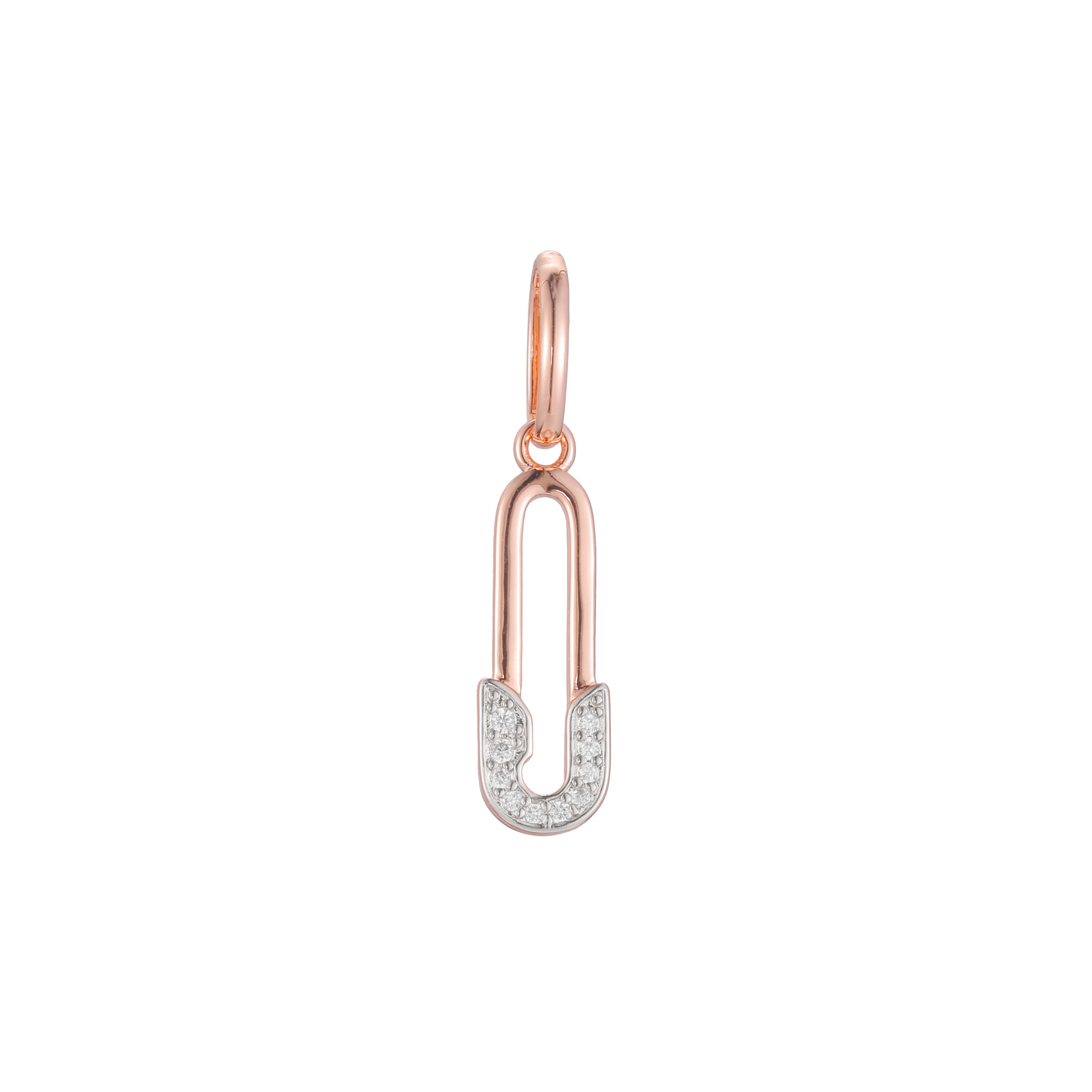 Pendant in Rose Gold two tone, 14K Gold plating colors