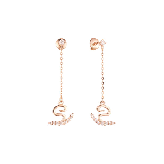 Rose Gold stud earrings