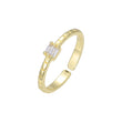 14K Gold open rings