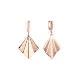 Pendientes en Oro de 14K, baño de Oro Rosa colores