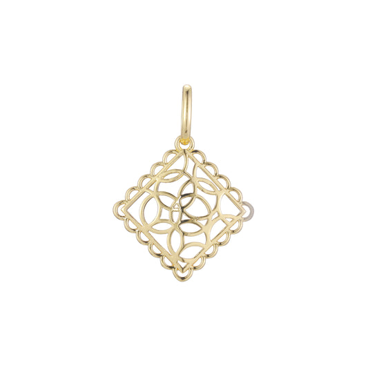 Pendant in Rose Gold, 14K Gold plating colors