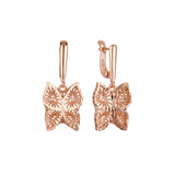 Pendientes de oro rosa